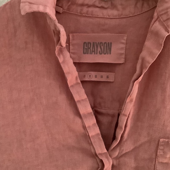 Grayson The Hero Tumbled Linen Button Up Shirt - Picture 3 of 4